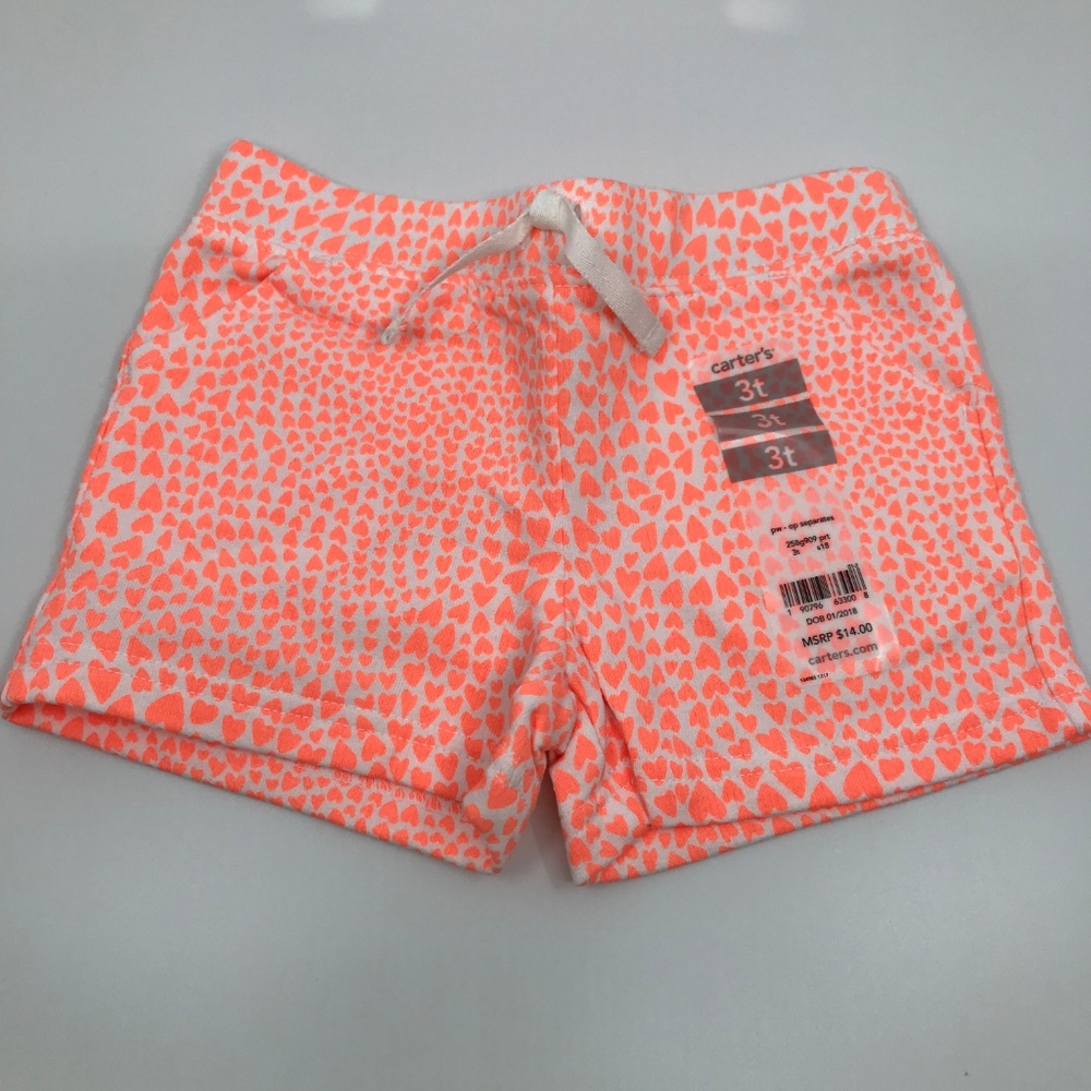Carter's Girl's Cotton Short with Hearts
